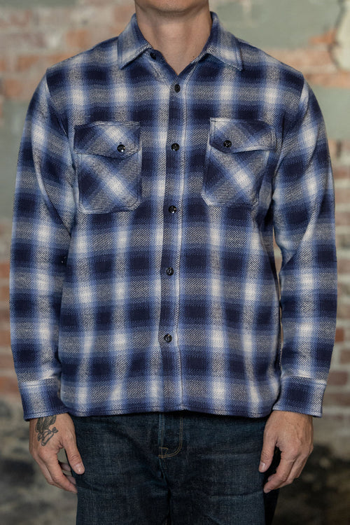 3sixteen Crosscut Flannel - Royal Blue Plaid