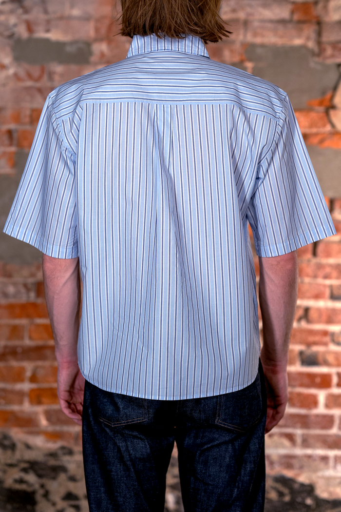 3sixteen Short Sleeve Commuter - Blue Stripe