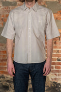 3sixteen Short Sleeve Commuter - Tan Stripe