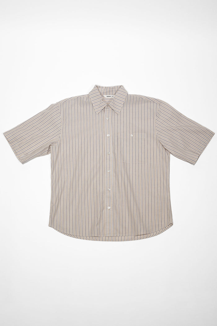 3sixteen Short Sleeve Commuter - Tan Stripe