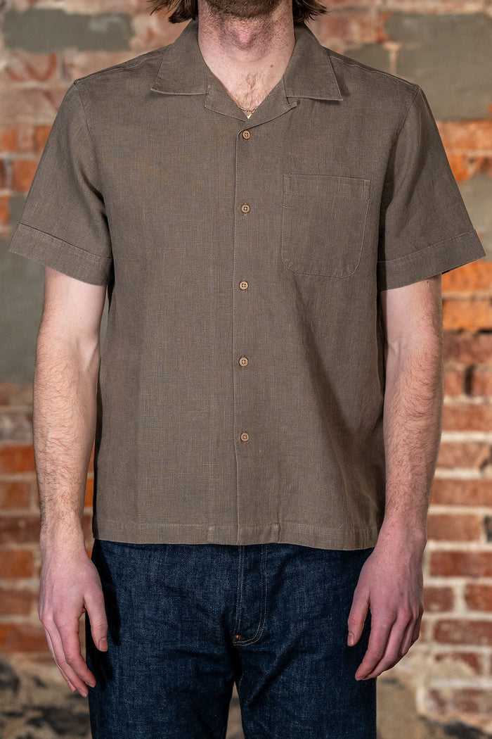 3sixteen Vacation Shirt Linen - Almond