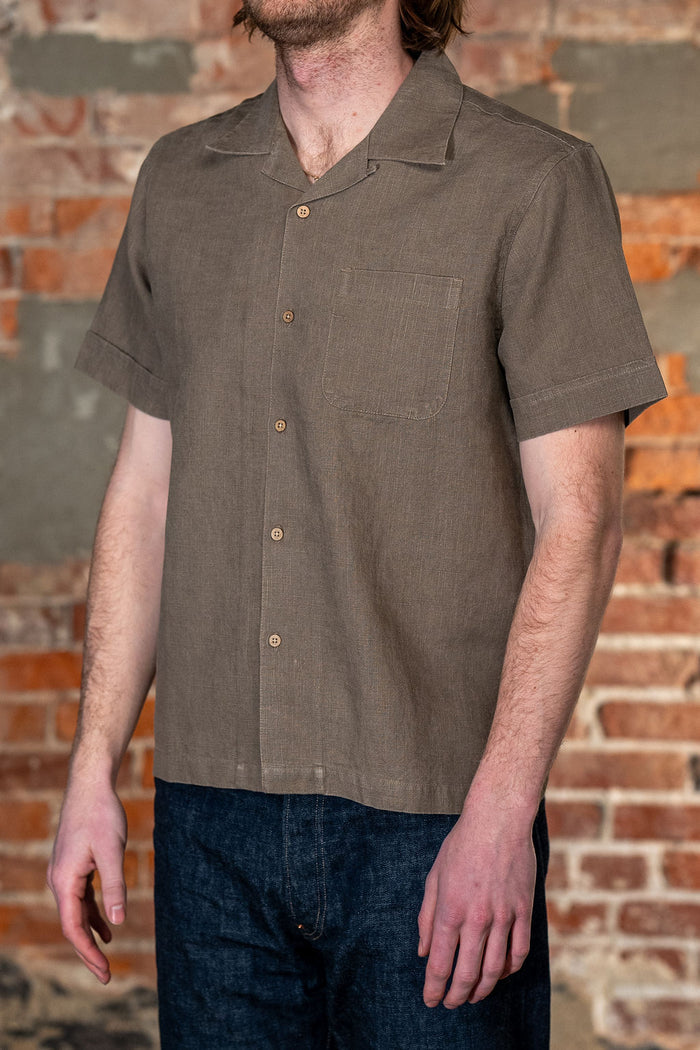 3sixteen Vacation Shirt Linen - Almond