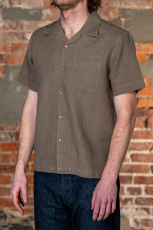 3sixteen Vacation Shirt Linen - Almond