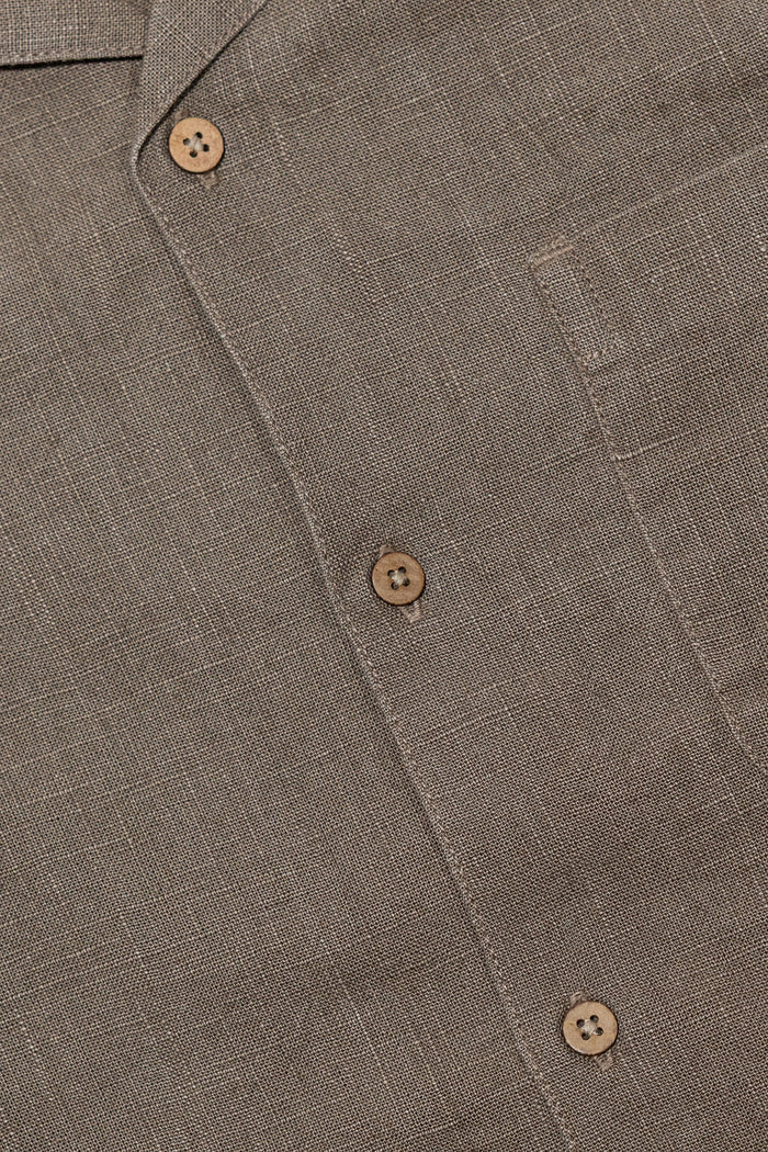 3sixteen Vacation Shirt Linen - Almond