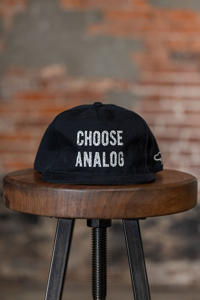 Ampal Creative Choose Analog - Strapback. on stool front profile