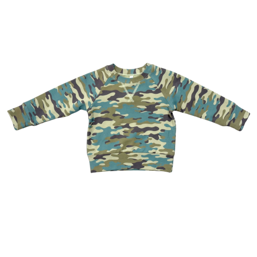 Babysprouts Clothing Company Boys Raglan Sweatshirt | Camouflage