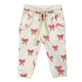 Babysprouts Clothing Company Girls Joggers | Rose Elegance Bows