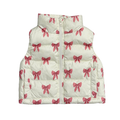 Babysprouts Clothing Company Kid's Puffer Vest | Rose Elegance Bows