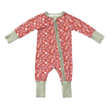 Babysprouts Clothing Company Long Sleeve Zip Romper | Tiny Petals