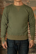 Buzz Rickson's BR65622 Set-in Crew Neck Sweatshirt - Olive