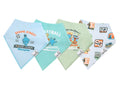 Copper Pearl Baby Bandana Bibs | Sesame Street Varsity Friends