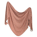 Copper Pearl Knit Swaddle Blanket | Rocky