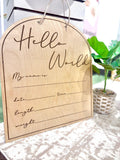Door Hanger Stat - Hello World!