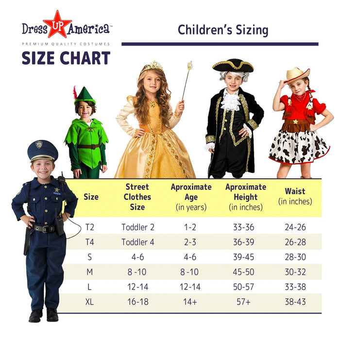 Dress Up America NASA Astronaut Costume White - Kids