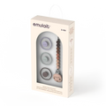 Emulait Pacifier 3-Pack & Clip Gift Set