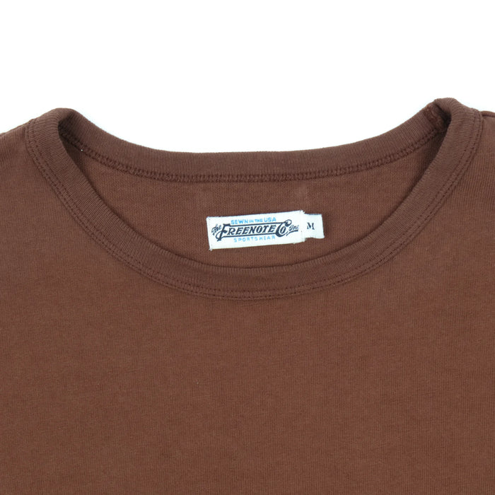 Freenote Cloth 13oz Pocket T-Shirt - Chocolate