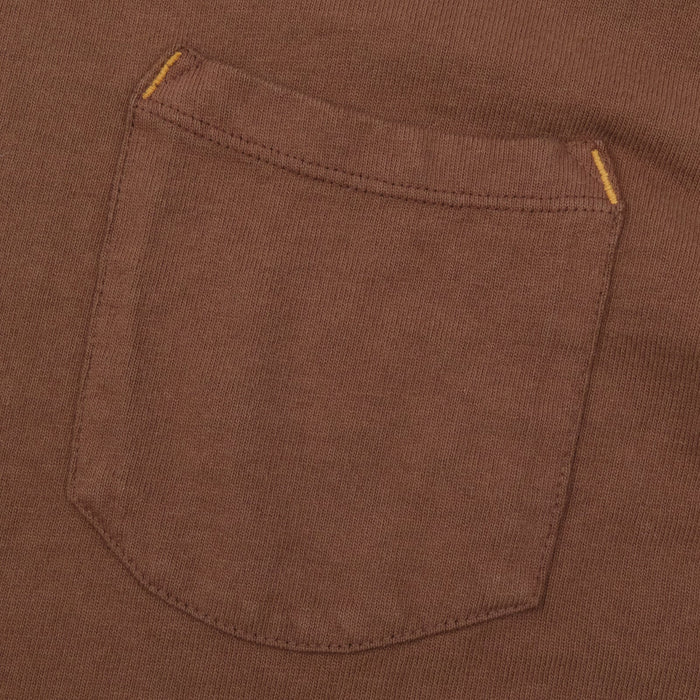 Freenote Cloth 13oz Pocket T-Shirt - Chocolate