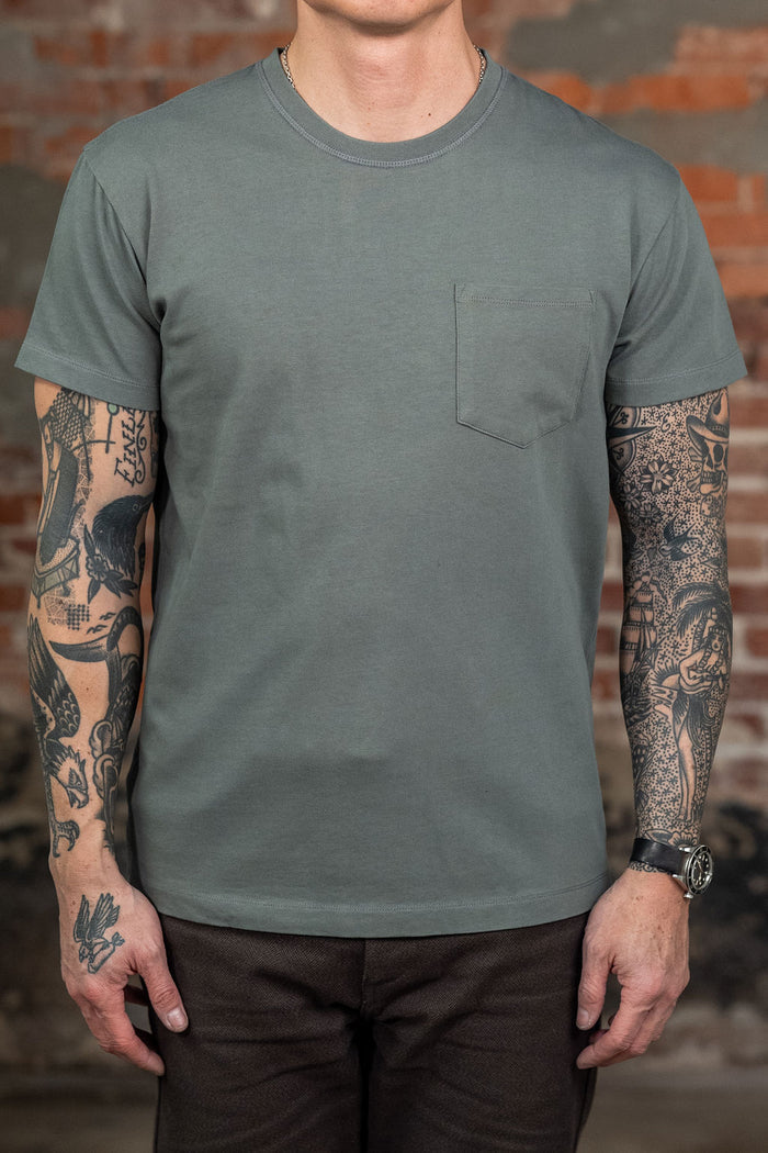 Freenote Cloth 13oz Pocket T-Shirt - Fog