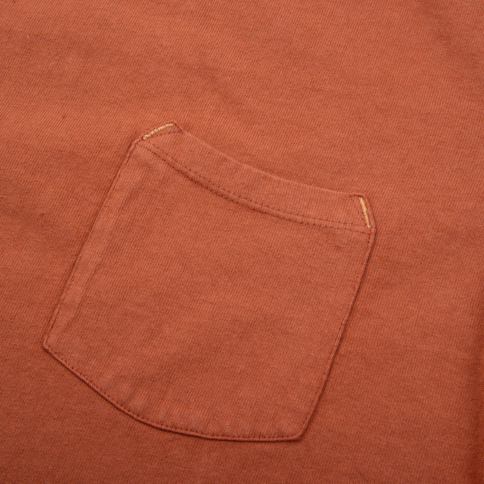 Freenote Cloth 13oz Pocket T-Shirt - Rust
