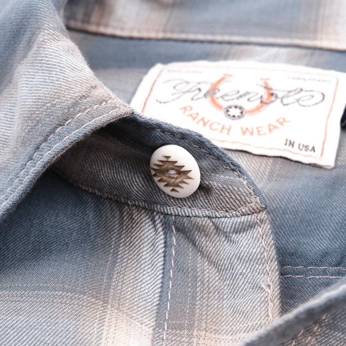 Freenote Cloth Bodie - Clear Blue Plaid
