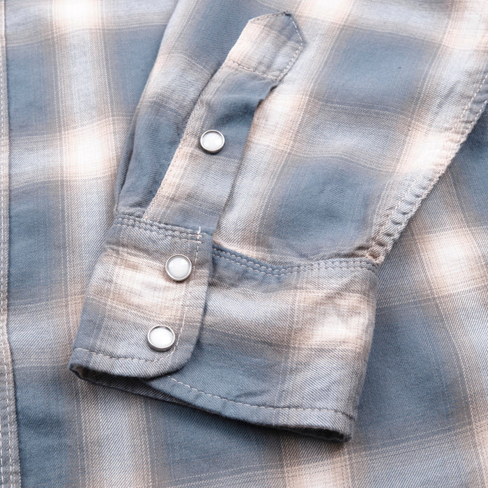 Freenote Cloth Bodie - Clear Blue Plaid