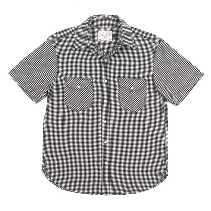 Freenote Cloth Bodie S/S - Black Gingham