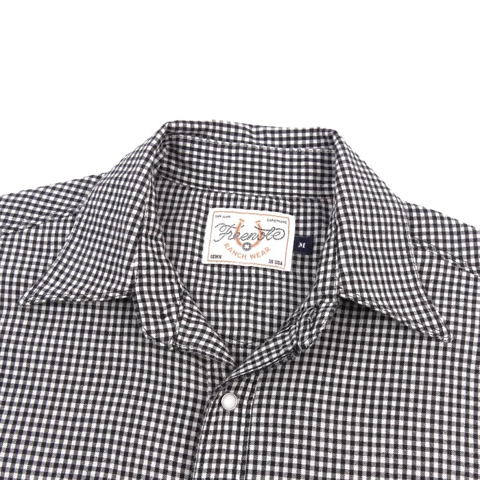 Freenote Cloth Bodie S/S - Black Gingham