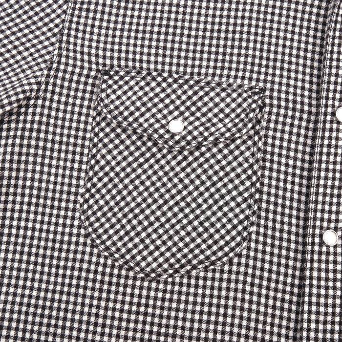Freenote Cloth Bodie S/S - Black Gingham