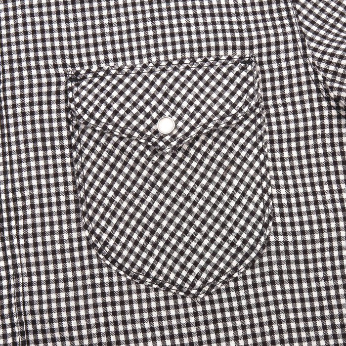 Freenote Cloth Bodie S/S - Black Gingham