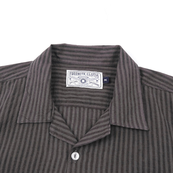 Freenote Cloth Dayton S/S - Black Stripe