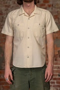 Freenote Cloth Dayton S/S  - Natural Herringbone