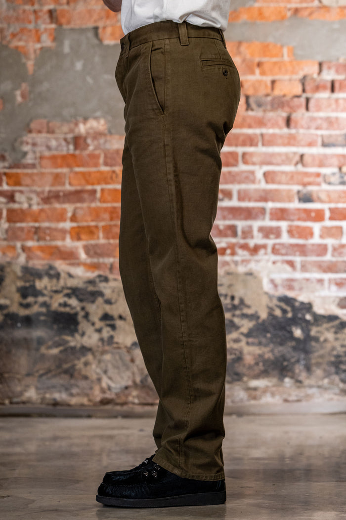Freenote Cloth Deck Pant - 14oz Slub Army