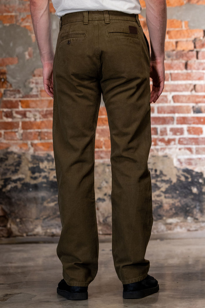 Freenote Cloth Deck Pant - 14oz Slub Army
