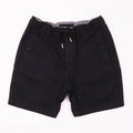 Freenote Cloth Deck Shorts - Black. laid on back