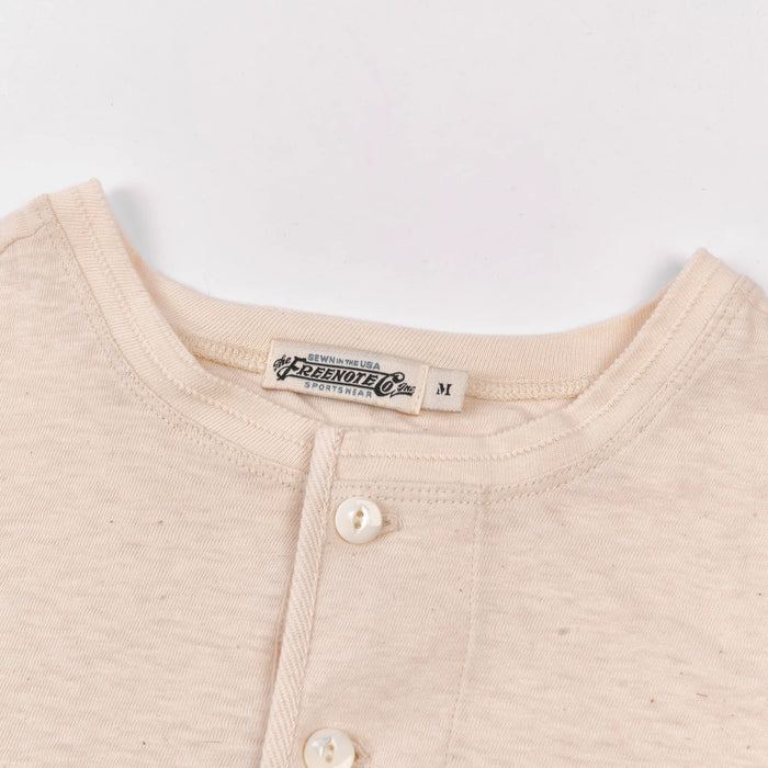 Freenote Cloth Fairmont Henley S/S - Natural