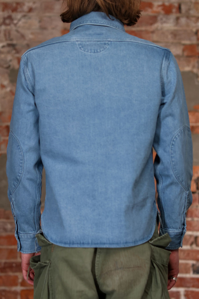 Freenote Cloth Lambert - Bleach Indigo Cord