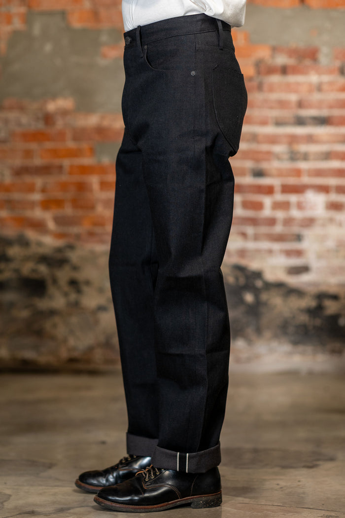 Freenote Cloth Modesto - 14oz Black Grey Denim