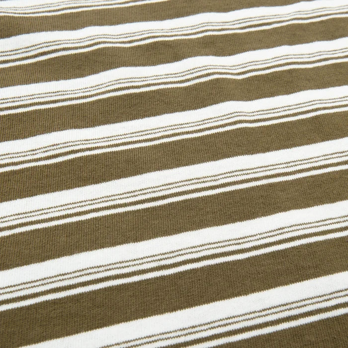 Freenote Cloth Speed Stripe S/S - Olive Stripe