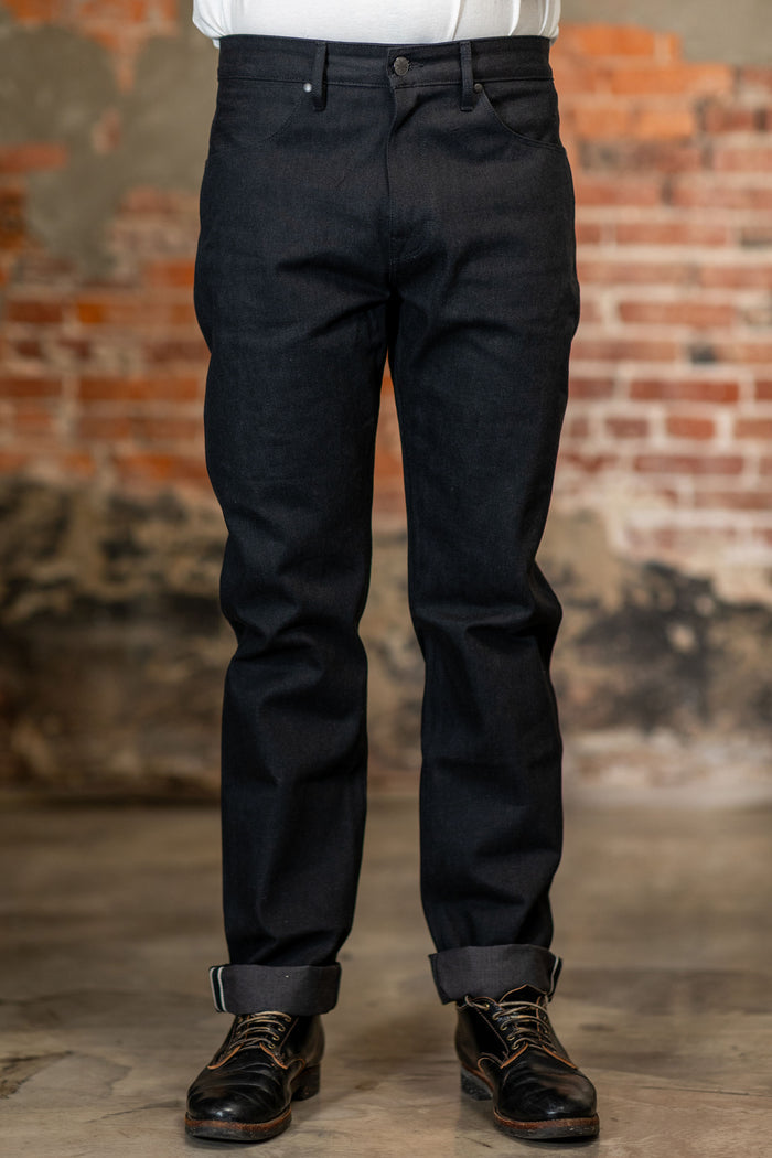 Freenote Cloth Wilkes - Black Grey Denim