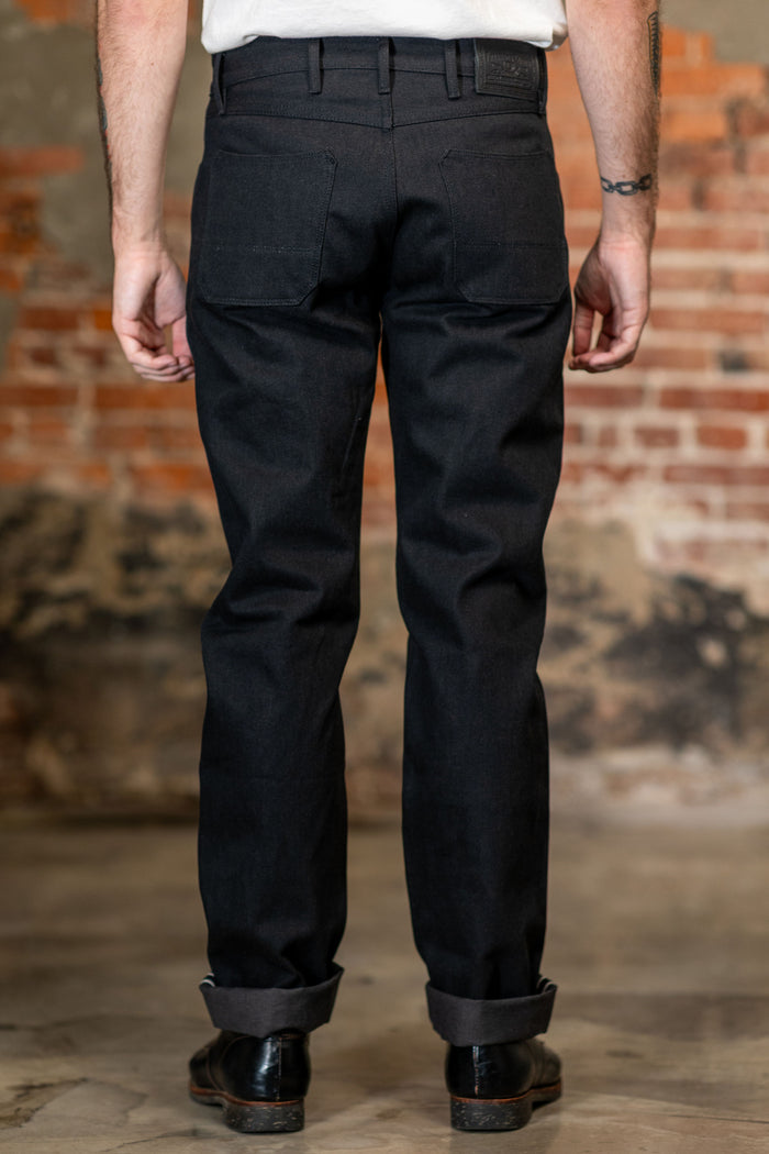 Freenote Cloth Wilkes - Black Grey Denim