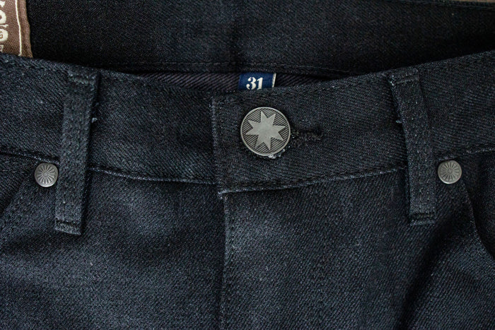 Freenote Cloth Wilkes - Black Grey Denim