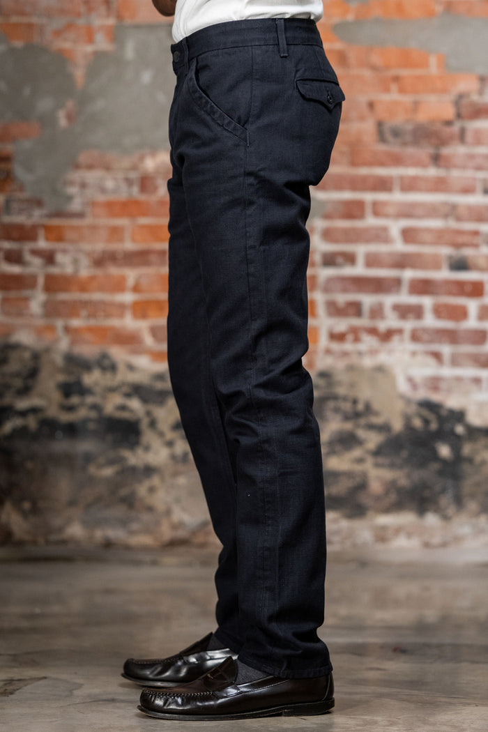 Freenote Cloth Workers Chino Slim Fit - 14oz Slub Black