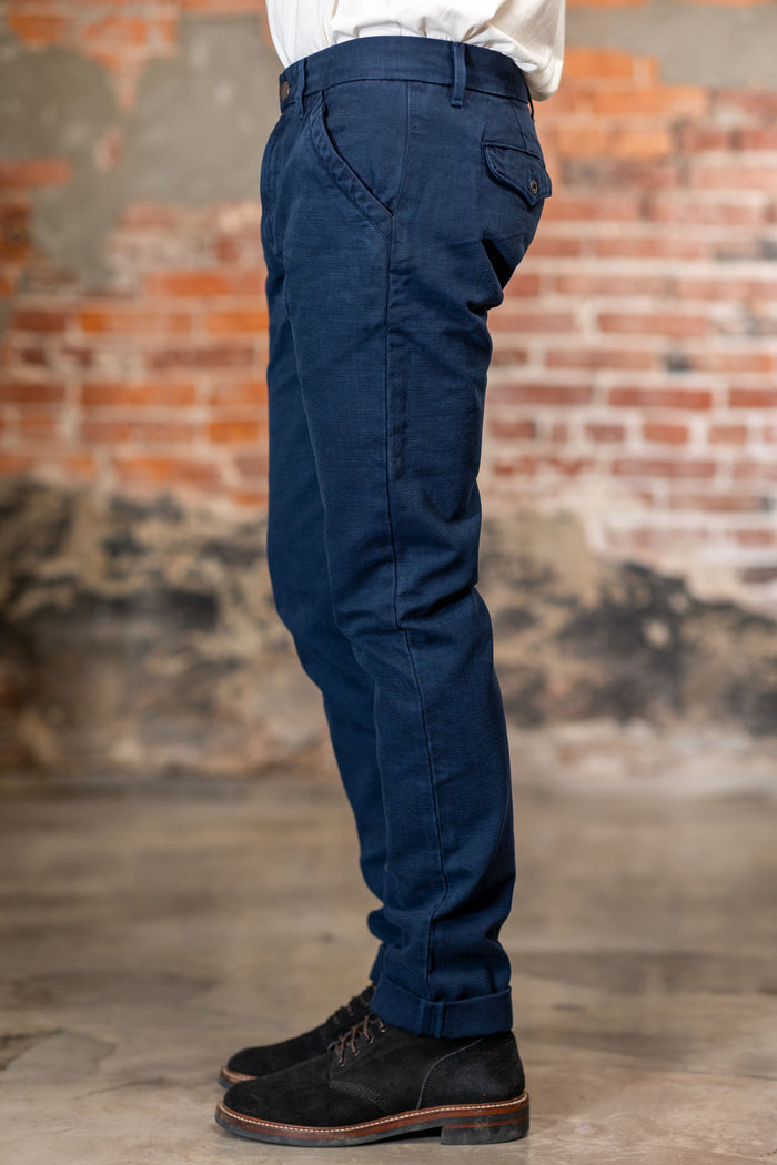 Freenote Cloth Workers Chino Slim Fit - 14oz Slub Navy