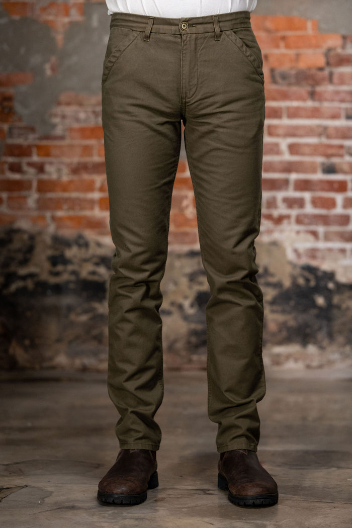 Freenote Cloth Workers Chino Slim Fit - Olive