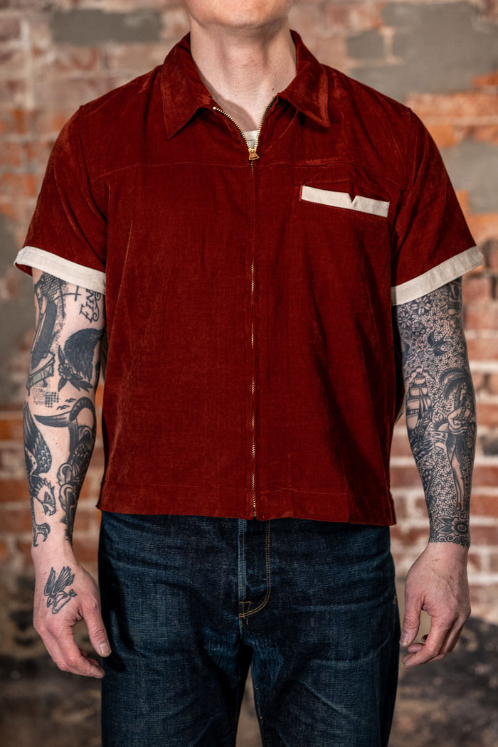 Freenote Cloth Yorba - Maroon Corduroy