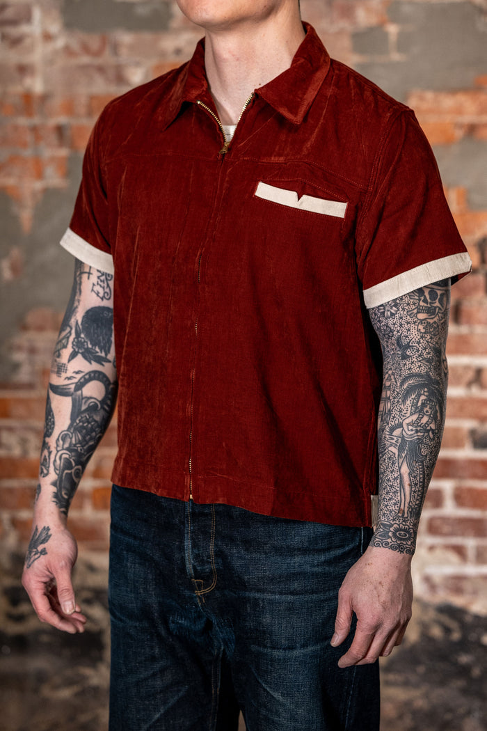 Freenote Cloth Yorba - Maroon Corduroy