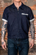 Freenote Cloth Yorba - Navy Herringbone
