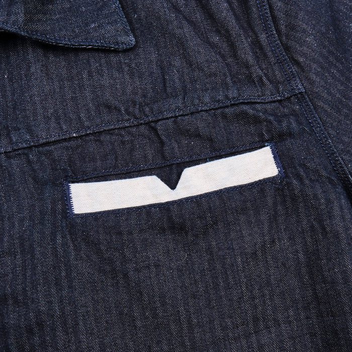Freenote Cloth Yorba - Navy Herringbone