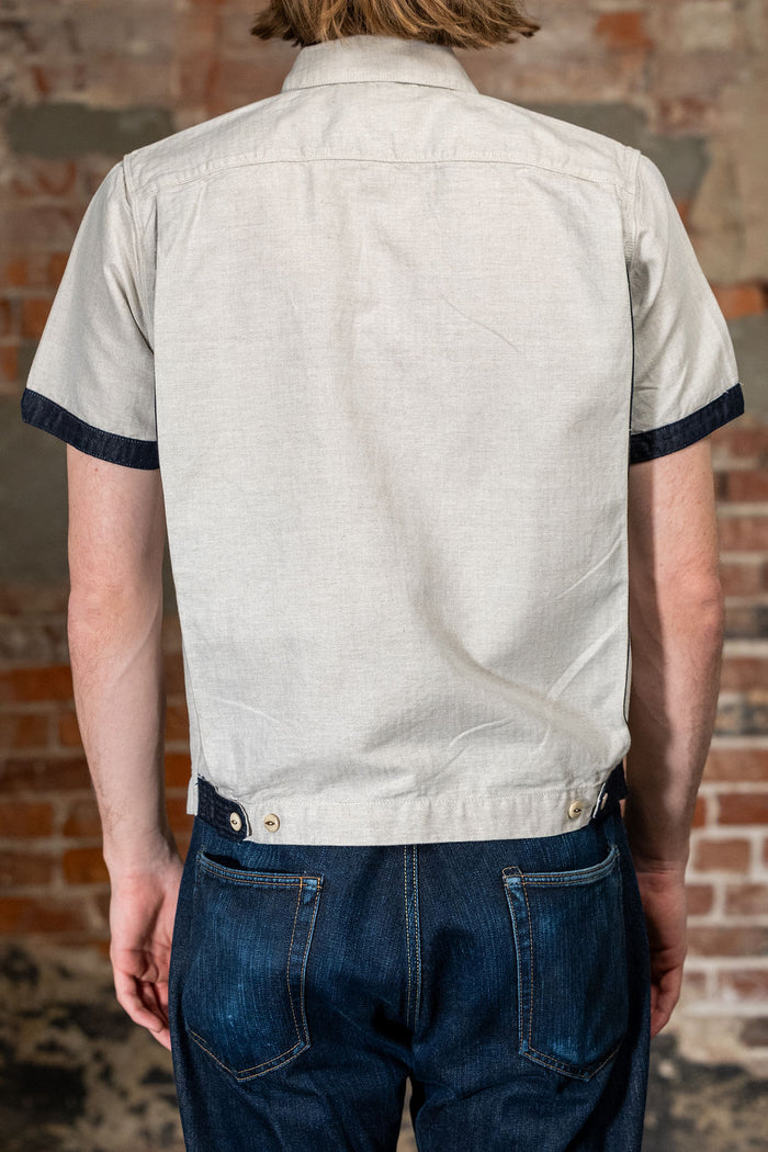 Freenote Cloth Yorba - White Herringbone