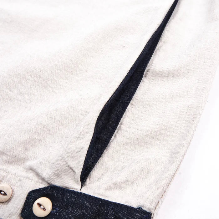 Freenote Cloth Yorba - White Herringbone